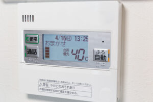 給湯器のパネル